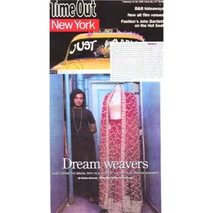 Anand Jon on TIMEOUT NY Dreams Weaves