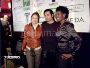 Michelle Rodriguez Anand-Jon and guest at the Mercedes Ben.