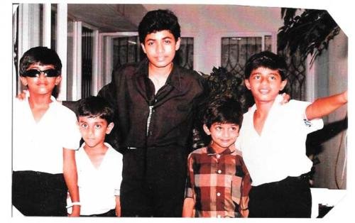 Anand Jon with Cousins Vinod Yesudas Vijay Yesudas Vishal Yesudas Rajeev Mani